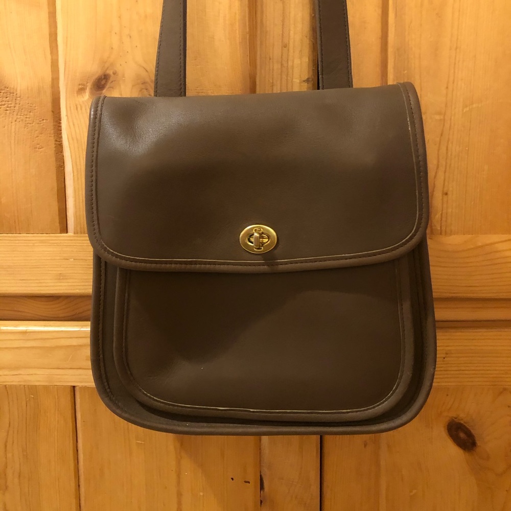 Coach vintage 1992 leather Sidepack 9979